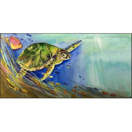 Carolines Treasures Carolines Treasures JMK1335HRM2858 Loggerhead Sea Turtle Indoor & Outdoor Runner Mat; 28 x 58 in. JMK1335HRM2858